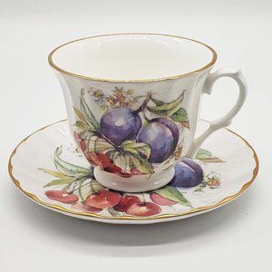 Crown Trent Staffordshire Signed Teacup And Saucer